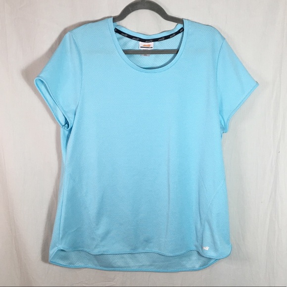Avia Tops - Avia Women’s XXL Workout Shirt Powder Blue Avia Tops - Avia Women’s XXL Workout Shirt Powder Blue